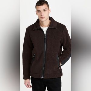 Club Monaco ~ Sherpa Jacket in Brown